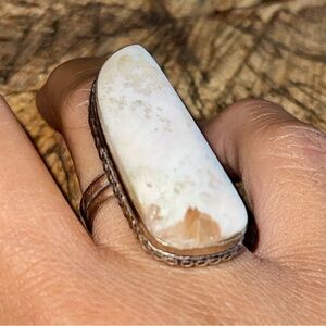 Scolecite Ring Size 7 3/4